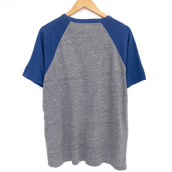 Duke Blue Devils Two Tone Crew Neck Short Sleeve Raglan T-Shirt Size X-Large - Picture 3 of 5